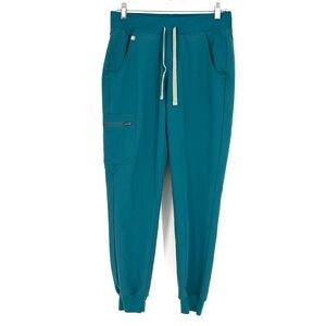 Figs Zamora Jogger Scrub Pants Women’s Size Small in Teal
